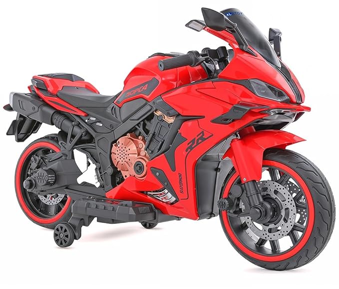 SRECAP R3 Rechargeable Battery Operated Bike for Kids - Red